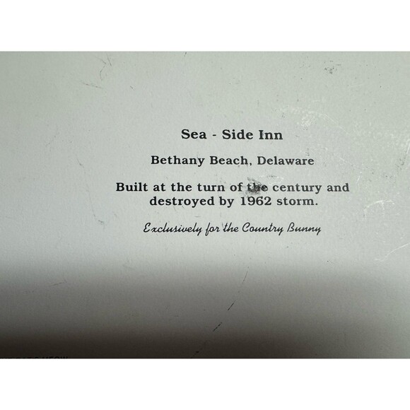 The Cat’s Meow 1996 Shelf Sitter Sea Side Inn Bethany Beach Delaware - Picture 3 of 5